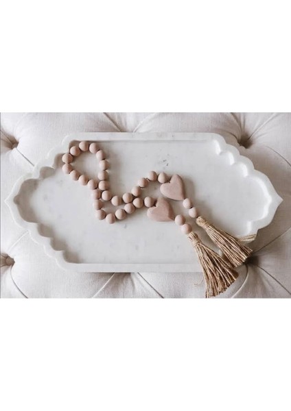 Gardenya - Dekoratif Doğal Beyaz Mermer Sunum Tepsisi | 21*28CM | "tek Parçadan Üretim"| fiyatları