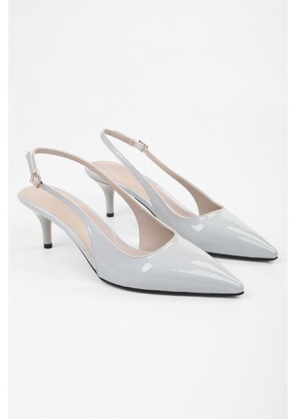 Kadın Estelle Buz Gri Rugan Stiletto fiyatları