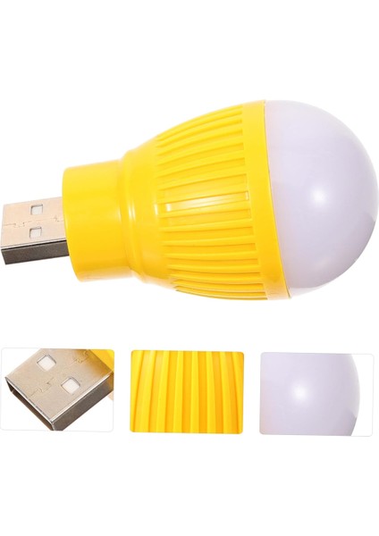 USB Mini Gece Lambası Aydınlatma Oto Kamp Lambası USB Ile Yanan LED Lamba