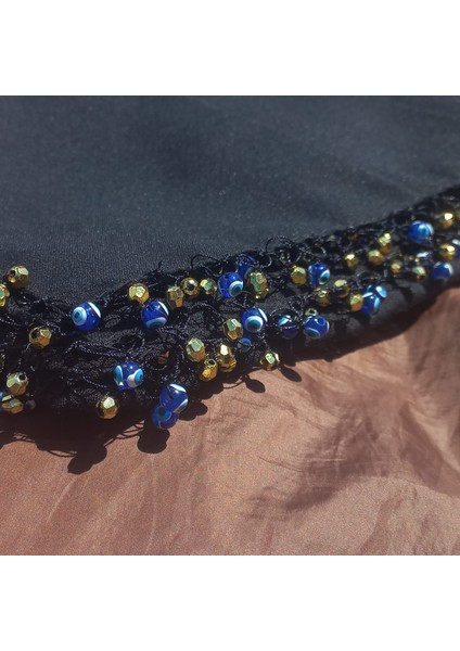 Nazar Oyalı El Yapımı Eşarp Tülbent Yazma Çeyizlik/hediyelik