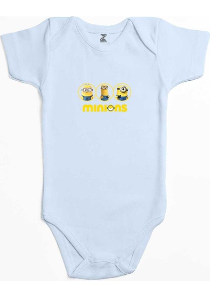 Minions Triple Character Mavi Bebek Body Zıbın