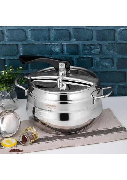 Akıllıelma- Cooker CKR-911 Lara 6 Lt 304 Kalite Klasik Düdüklü Tencere