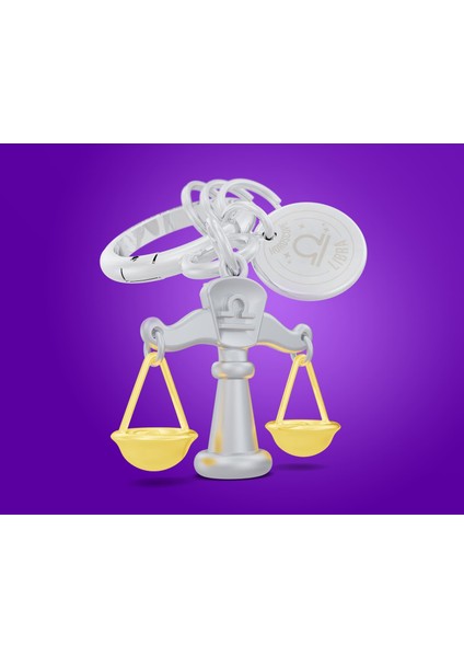 Burç Koleksiyonu Terazi Anahtarlık / Çanta Aksesuarı fiyatları