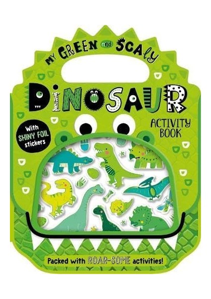 Shiny Stickers My Green And Scaly Dinosaur Activity Book