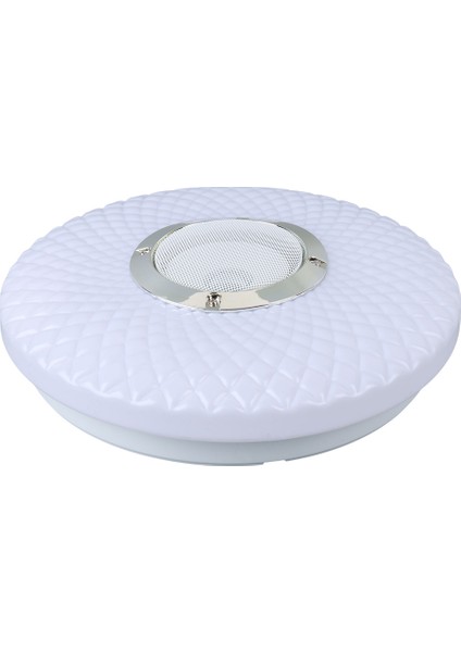 Poweramster PM-27329 Beyaz 30X6 cm 24 Watt Bluetooth Hoparlörlü Tavan Aydınlatma Ses Bombası Hoparlör
