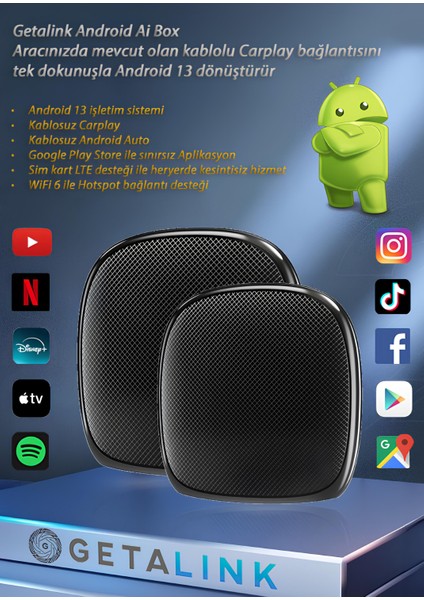 BYD SEAL 8-128GB Ai Box Hareket Halinde Video Izleme Youtube + Netflix + ANDROID13 + LTE fiyatları