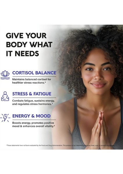 Nutraharmony Cortısol Healt Support - 11-In-1 Supplement 600MG 60 Capsul.abd Menşei
