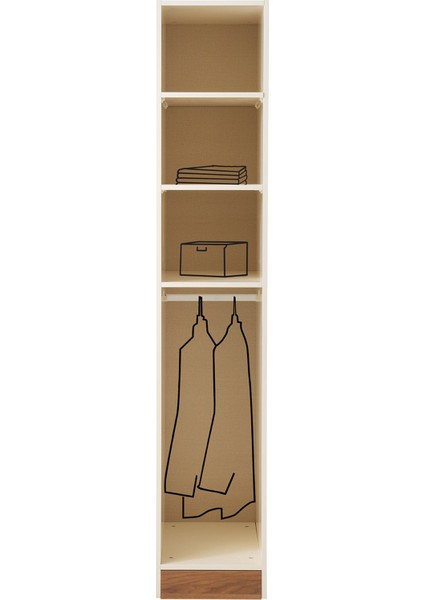 Antik Mdf 3 Kapılı Dolap