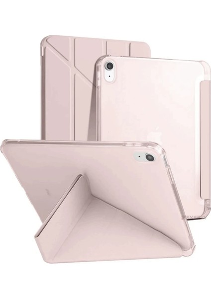 iPad Air 11 10.9 Inç Air 4 5 6 2020 2022 2024 Kılıf Tri Folding Standlı Kalemlikli Kalem Bölmeli