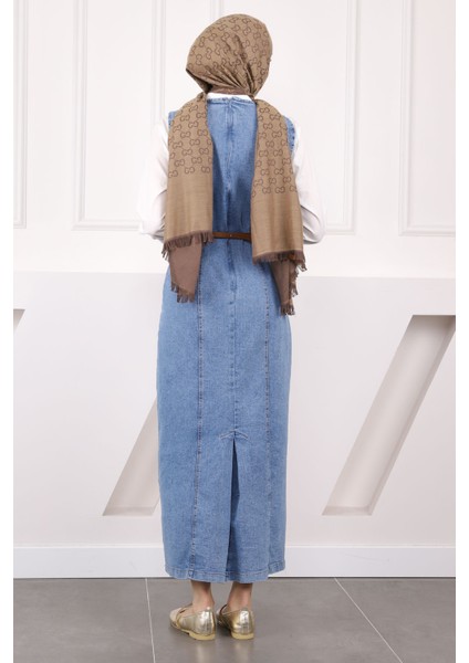 Füme Gömlek Kombinli Kot Elbise Takım modelleri