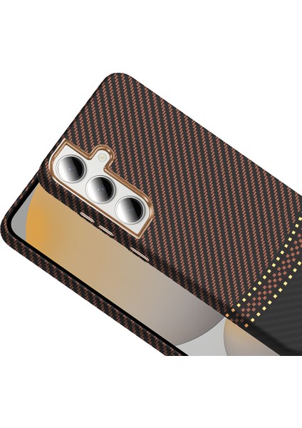 Galaxy S24 Fe Kılıf M-Safe Şarj Özellikli Karbon Fiber Görünümlü Gros Kapak fiyatları