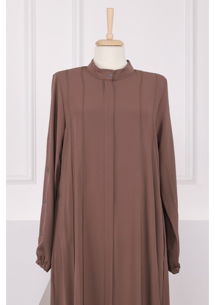 Koyuv Vizon Kol Detaylı Ferace fiyatları