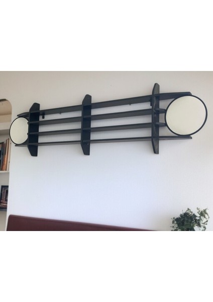Oyuncak Araba Duvar Rafı Araba Tasarımlı Raf (110 cm )