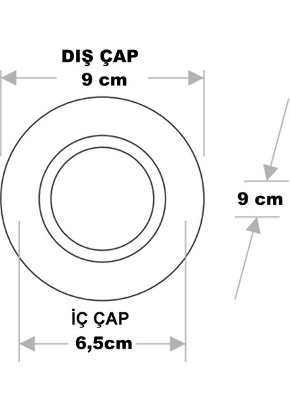 7W Sıva Altı Oynar Başlık GU10 Kare Siyah Kasa Gün Işığı LED Spot Lamba-10 Adet modelleri