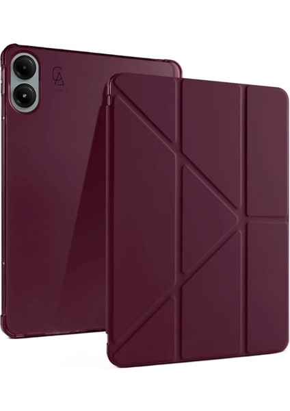 Xiaomi Poco Pad 12.1 Inç Uyumlu Tri Fold Kalemlikli Tablet Kılıfı Ekran Koruyucu Kalem Seti