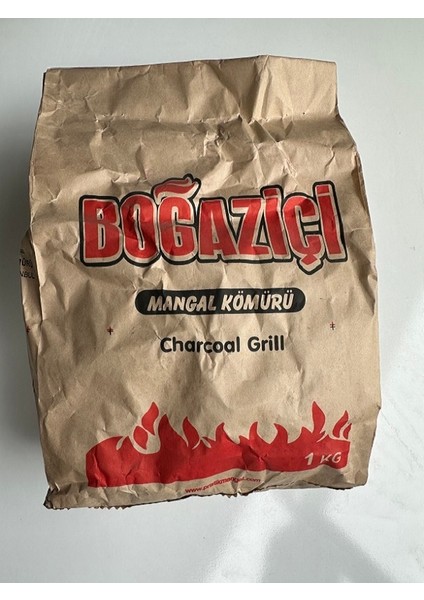 Mangal Kömürü 1 kg 4 Adet Çıra ve Eldiven Hediyeli Birinci Sinif