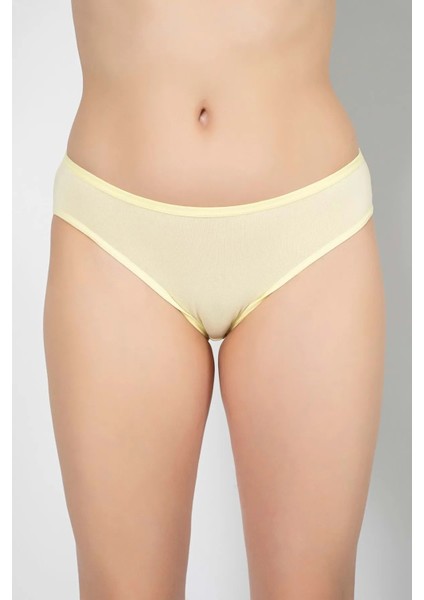 Pamuk Bikini Külot 3 Lü Kutu - Düz-1 - M