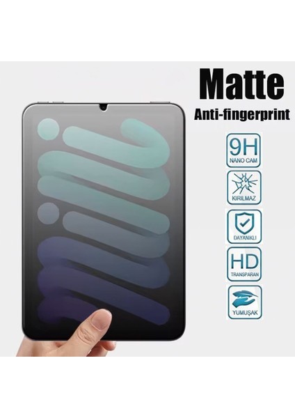 Apple iPad 8.nesil MYML2TU/A Mat Kırılmaz Cam Nano Ekran Koruyucu