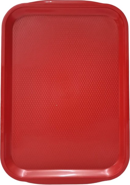 Abs Plastik Kırmızı Renk Servis Tepsisi 29*20CM fiyatları