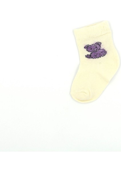 4'Lü Ayıcık Desenli Bebek Ve Çocuk Çorabı fiyatları