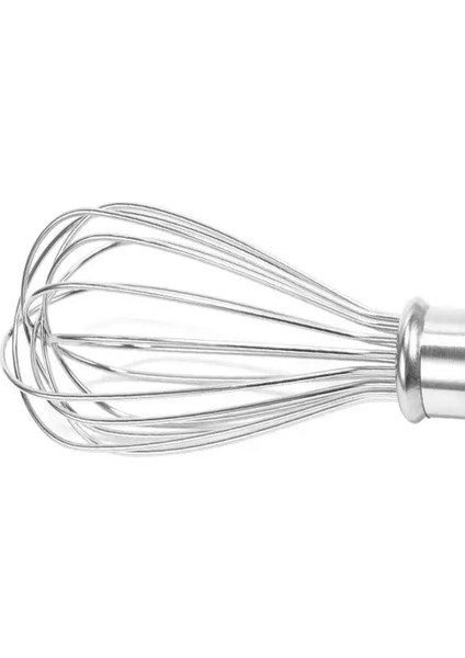 25 cm Premium Metal Lüx Çırpıcı 2 mm Kalınlık Profesyonel Mutfak Gereçleri Dayanıklı Kaliteli Metal fırsatları