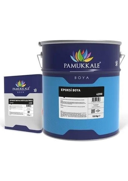 4200 Epoksi Boya 15 Kg+3 kg Ral 3001 Sinyal Kırmızı
