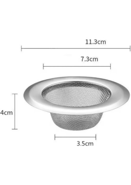 Mini Tel Lavabo Süzgeci Paslanmaz Çelik Küçük Mutfak Filtresi Tıkanıklık Önleyici Pratik Süzgeç modelleri