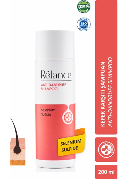 Döküntü Karşıtı Şampuan 200 ml Anti-Dandruff ( Selenium Sulfide )
