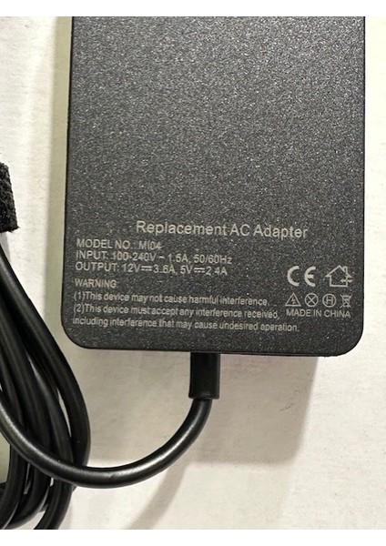 12 Volt 3.6 Amper Microsoft Uyumlu Surface Pro1 Adaptör fiyatları
