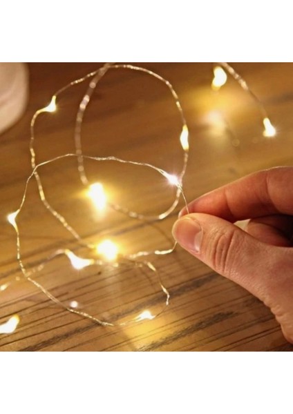 3m 20 LED Gün Işığı 2 Kademeli Şeffaf Kablo Iç Mekan Ev Ofis Yazlık Balkon Dekoratif Süsleme LED indirimleri