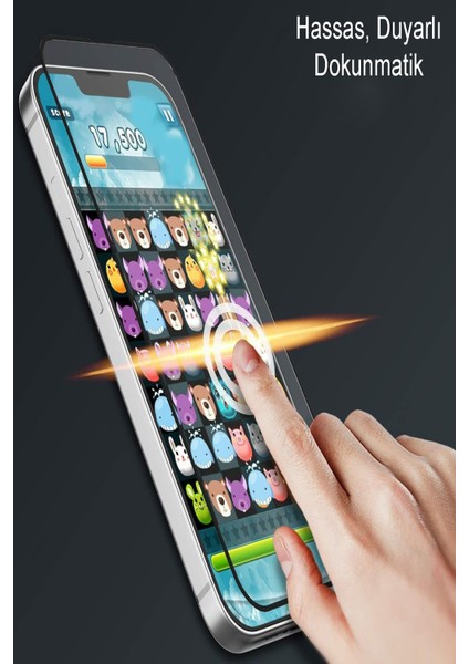 General Mobile GM22 Plus Tam Kaplayan Anti Statik Dayanıklı Süper Cam Ekran Koruyucu