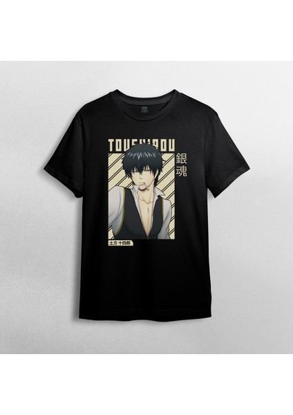 Gintama Gin Tama Toushirou Hijikata Unisex %100 Pamuklu Bisiklet Yaka T-Shirt Model 2 fiyatları