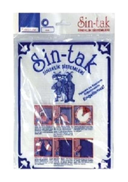 Sineklik 130CM x 150CM 4 Adet Çift Kanat Beyaz