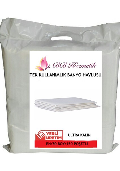 Tek Kullanımlık Kalın (70X150 Cm) Banyo Havlusu 1 Adet