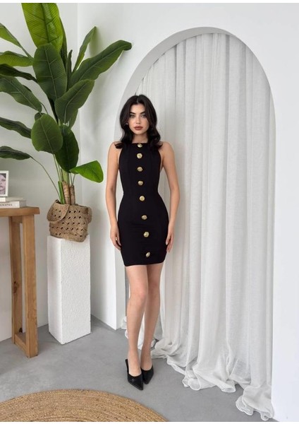 Katalina Gül Düğmeli Elbise fırsatları