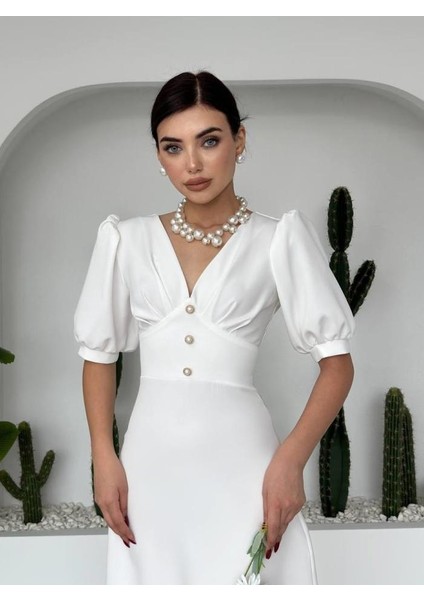 Linda Midi Elbise modelleri