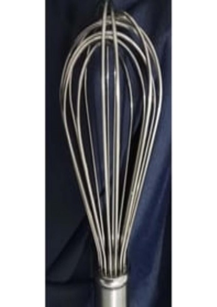 25 cm Premium Metal Lüx Çırpıcı 2 mm Kalınlık Profesyonel Mutfak Gereçleri Dayanıklı Kaliteli Metal