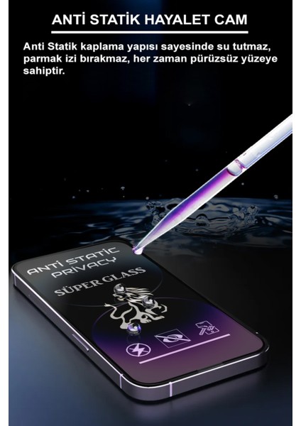 Caseworld Samsung Galaxy A55 Tam Kaplayan Anti Statik Hayalet Süper Cam Ekran Koruyucu modelleri