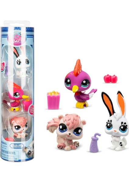 0621 Littlest Pet Shop - Minişler 3’lü Figür Seti S2
