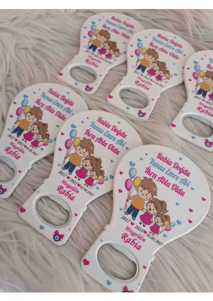 25 Adet 3 Kardeşli Balon Açacak Magnet Yenidoğan Doğum Günü Mevlüt Hediyelikleri fiyatları