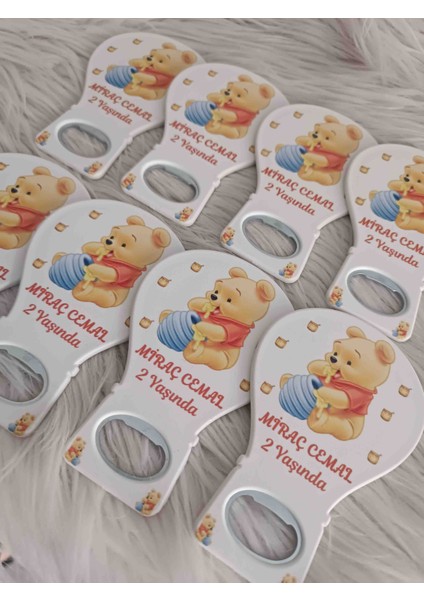 25 Adet Winnie The Pooh Konsept Balon Açacak Magnet Yenidoğan Doğum Günü Mevlüt Hediyelikleri fiyatları