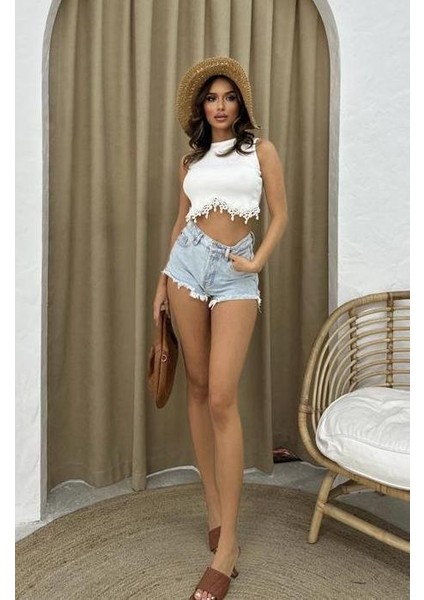 Liza Deniz Kabuğu Detay Crop modelleri