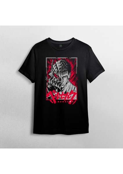 Berserk Anime Manga Unisex %100 Pamuklu Bisiklet Yaka T-Shirt Model 5 fiyatları