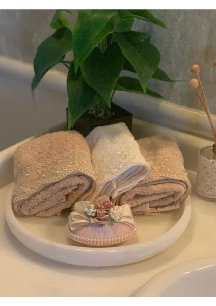 Doğal Mermer Yuvarlak Tepsi- Beyaz Mermer 26 cm Tepsi- Banyo Düzenleyici-Sunum Tabağı