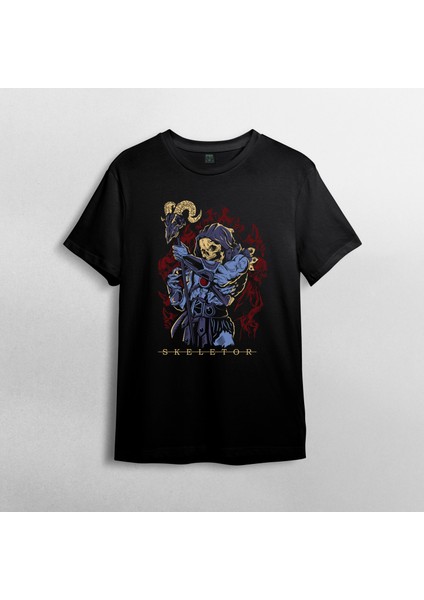 Masters Of The Universe Skeletor Motu Unisex %100 Pamuklu Bisiklet Yaka T-Shirt fiyatları