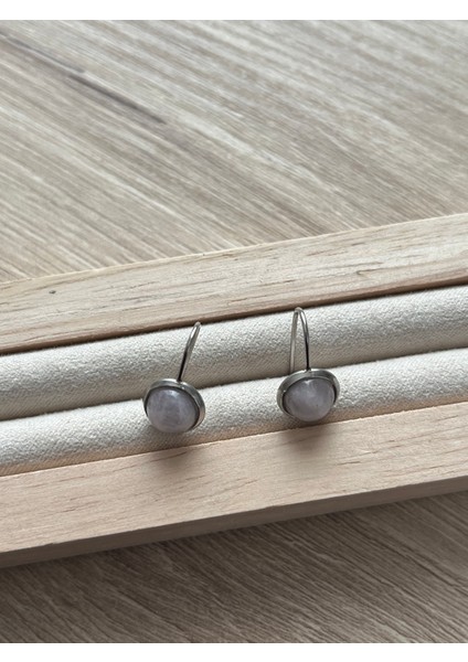 Pembe Kuvars Çelik Küpe fiyatları