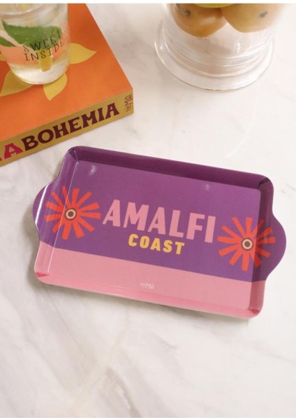 Amalfi Mor Mini Tepsi 24X14CM