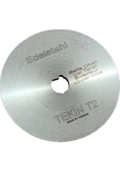 T2 - 10 cm Yedek Bıçak Düz Bıçak T2 Elektrikli Döner Bıçağı Uyumlu 100MM