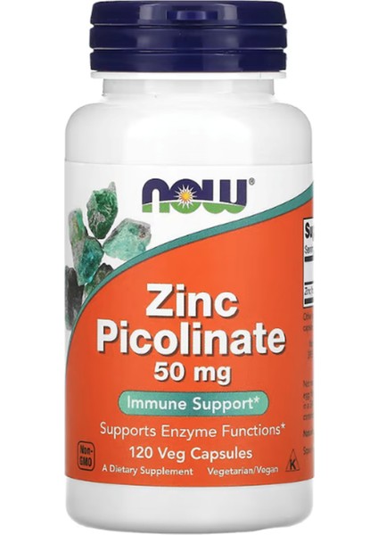 Zinc Picolinate 50 mg (120 Vegie Capsul). Abd Menşei 4038