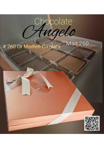Angelo 260 gr Hediyelik Madlen Çikokata indirimleri